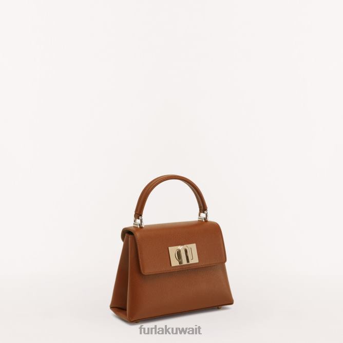 1927 مقبض علوي صغير كونياك ح Furla نحيف N42HB113 مُكَمِّلات