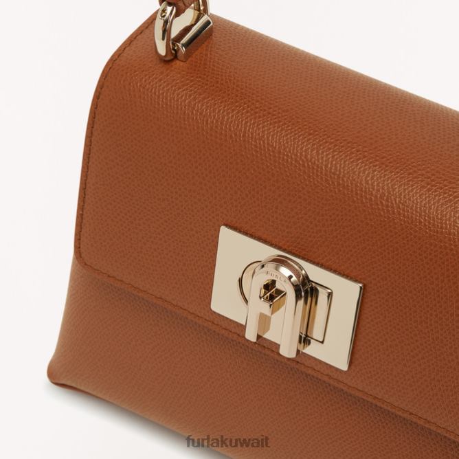 1927 مقبض علوي صغير كونياك ح Furla نحيف N42HB113 مُكَمِّلات