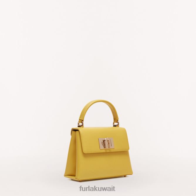 1927 مقبض علوي صغير عسل Furla نحيف N42HB115 مُكَمِّلات