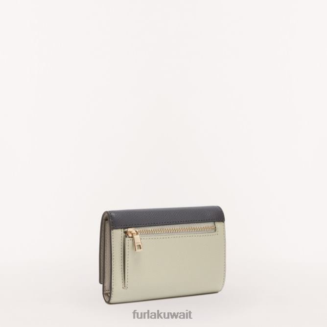 1927 محفظة مدمجة م تربة / مارمو ج / بيرلا إي إنت. Furla نحيف N42HB197 مُكَمِّلات