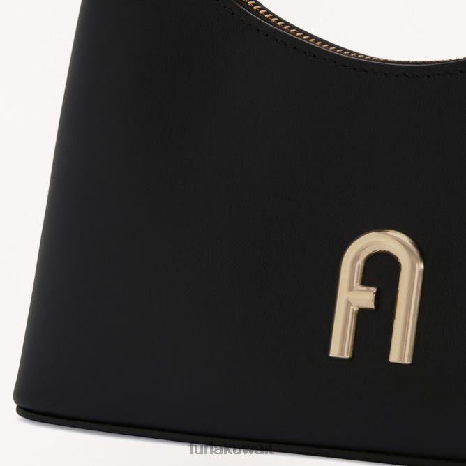 حقيبة كتف صغيرة الماس نيرو Furla نحيف N42HB158 مُكَمِّلات