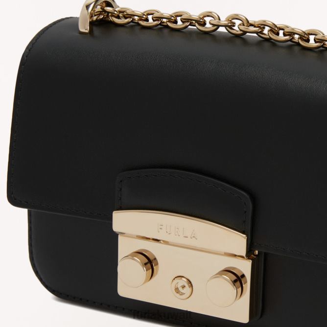 ميتروبوليس كروس ميني نيرو Furla نحيف N42HB74 مُكَمِّلات